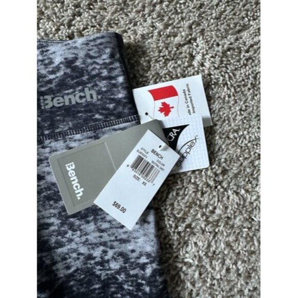 Bench Womens Neutral Grey Black Ankle Leggings Mid Rise Athletic Pull On Size XS - Picture 7 of 12